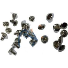 AyrStore Rivet Perçin - 12MM, Nikel, 1000 Adet
