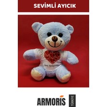 Armoris #peluşayıcık Kalpli Seni Seviyorum Tişörtlü Romantik Hediye Sevimli Ayıcık