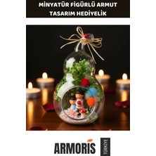 Armoris #hediye Dekoratif Minyatür Figürlü Özel Gün Hediye Masa Raf Sevimli Mini Armut Teraryum