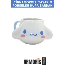 Armoris Yeni Dekoratif Şık Özel Yapım Hediyelik Porselen Cinnamoroll Tasarım Kupa Bardak 9*13 cm