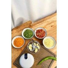 Şarjlı Mini El Rondosu Doğrayıcı Taşınabilir 250 ml Çelik Bıçaklı Nemere