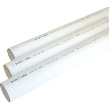 Kalde 32'lik Kompozit Boru, Pn 25, Cam Elyaf Takviyeli Boru, Pprc, 4 M, Çap=32 mm