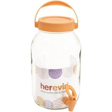 5 Lt Cam Musluklu Su ve Meşrubat Sebili, Şık ve Dayanıklı Tasarım