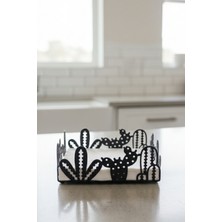 Grandmix Dekoratif Kaktüs Figürlü Metal Peçetelik