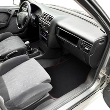 Ulus Tekstil Opel Vectra A Kasa Uyumlu 5 Parça Nakışlı Siyah Oto Halı Paspas Seti ‘’logosuz’’ | Nakış Işlemeli
