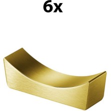 6'lı Çelik Gold Chopstick ve Çatal Standı Seti, Şık ve Dayanıklı Tasarım