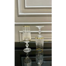 Şeffaf Kristal Ikili Kahve Yanı Su Bardağı Seti