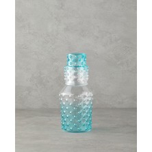 Bubbles Cam Başucu Sürahi 1150 Ml, Şık ve Kullanışlı Mavi Tasarım