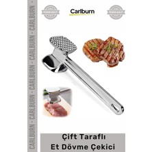 Carlburn Özel Üretim Yüksek Kalite Alüminyum Narin Etler Mutfak Profesyonel Et Dövme Çekici Çift Taraflı