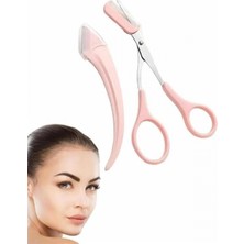 MiraLive Taraklı Kaş Makası ve Ustura Seti Kaş Düzeltme Makası Kaş Bıyık Alma Aleti