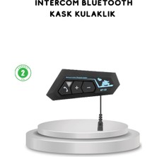 Tiklad BT22 Kask Bluetooth Kulaklık 5.0 Gürültü Engelleyici ve Eller Serbest Kullanım