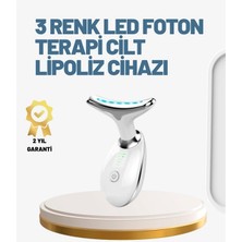 MiraLive Cilt Yenileyici Şarjlı Güzellik Aleti – Pozitif/negatif Iyon, Titreşimli Masaj ve Kırmızı-Mavi-Yeşil Işıkla