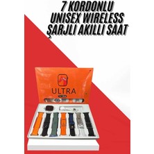 Sepetink Yeni Nesil Unısex 7 Kordonlu Çok Fonksiyonlu Nabız Ölçer Uyku ve Sağlık Takibi