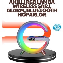 MiraLive 15W Hızlı Kablosuz Şarj Destekli Çok Fonksiyonlu Akıllı Masa Lambası