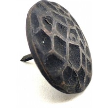 MiraLive Antika Tarz Dekoratif Pirinç Desenli Kabara No4 - 35 Mm, Oksit