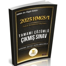 Savaş Yayınevi 2025 Hmgs 1 Sınavı Hukal Tamamı Çözümlü Çıkmış Sınav Soruları
