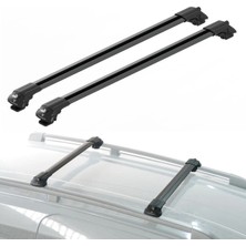 Seat Alhambra 2000–2010 Uyumlu Trs-1 Kilitli Sistem Ara Atkı Tavan Barı Siyah (2 Adet)