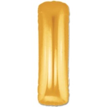 MiraLive I Harf Folyo Balon Altın Renk 40 Inç