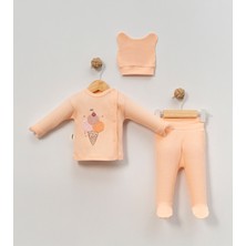 Babycan - Kız  Dondurma 3 Lü Hastane Çıkış Zıbın Seti