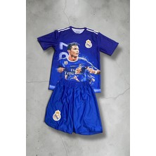 Çağrı Giyim Özel Tasarım Real Madrid Ronaldo Resimli Çocuk Forması