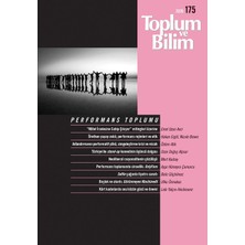 İletişim Yayınevi Toplum ve Bilim Dergisi Sayı: 175
