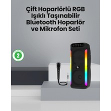 MiraLive Taşınabilir Şarjlı Hoparlör Usb, Sd Kart, Aux Girişli