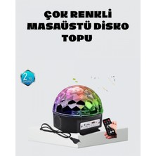 MiraLive Taşınabilir Mini Disko Topu Lamba – Müzikle Senkronize Işık Efekti ve Parti Atmosferi