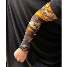 MiraLive Çorap Dövme Giyilebilir Kol Bacak Dövmesi Likralı 2 Adet Model 27