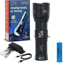 MiraLive Lazer Etkili Profesyonel El Feneri 30.000 Lümen WT-631