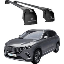 Togg T10X 2023–2025 Uyumlu Trs-2 Kilitli Sistem Ara Atkı Tavan Barı Siyah (2 Adet)