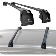 Volvo XC60 2010–2017 Uyumlu Trs-2 Kilitli Sistem Ara Atkı Tavan Barı Siyah (2 Adet)