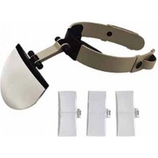 MiraLive Şapka Tip Kask Büyüteç 4 Farklı Büyütme Lensli Büyüteç