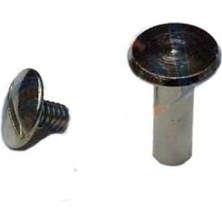 MiraLive Cilt Menü, Katalog, Kartela Vidası, 13MM - Nikel, 1 Adet