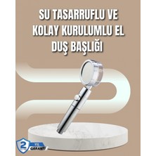 MiraLive 360° Ayarlanabilir Çok Fonksiyonlu Duş Başlığı