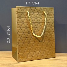 MiraLive Küçük Boy Gold Ipli Karton Çanta