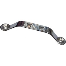 MiraLive Dekoratif Zamak Kulp Dıştan - 64MM, Nikel, 100 Adet