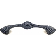 MiraLive Antika Tarz Dekoratif Pirinç Göz Mobilya Kulbu - 21X127 Mm, Oksit