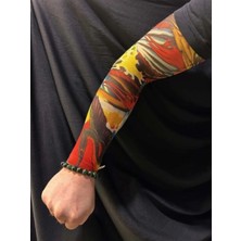 MiraLive Çorap Dövme Giyilebilir Kol Bacak Dövmesi Likralı 2 Adet Model 25