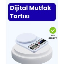 MiraLive Dijital Mutfak Terazisi 10KG Kapasiteli 1g Hassasiyetli