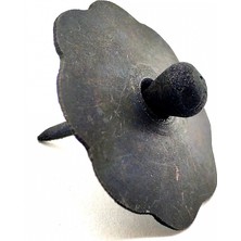 MiraLive Antika Tarz Dekoratif Pirinç Düğmeli Kabara - 40 Mm, Oksit