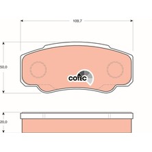 TRW Arka Balata Boxer-Ducato-Jumper 94>06 4254.68-4252.46-77362274-4252.47