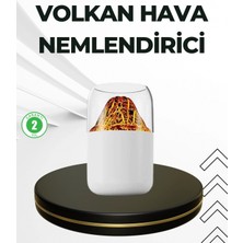 MiraLive USB Şarjlı Volkanik Tasarımlı Buhar Makinesi