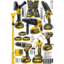 Steiner 21V Şarjlı Kırıcı Delici + Makas + Dal Budama + Matkap + Taşlama + Somun Sökme + Teleskop S711113