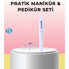 MiraLive Profesyonel Elektrikli Tırnak Bakım Matkap Seti – Düşük Gürültü ve Taşınabilir Tasarım