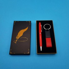 MiraLive Deri Anahtarlık ve Touchpen Kalem