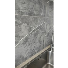 Tiklad 30X30 Antrasit Mermer Desenli Duvar Sticker