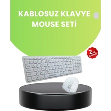 MiraLive Ergonomik Kablosuz Klavye Mouse Takımı - Tam Boy, Sessiz ve Güvenilir