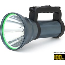 MiraLive 200W Güçlü Şarjlı El Feneri Projektör WT-411