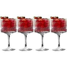 Elysia Ayaklı Çok Amaçlı Sunumluk, Kokteyl Bardağı 4'lü Set 500 cc