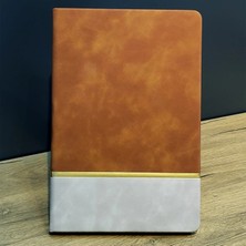 MiraLive Çizgili Deri Defter Taba